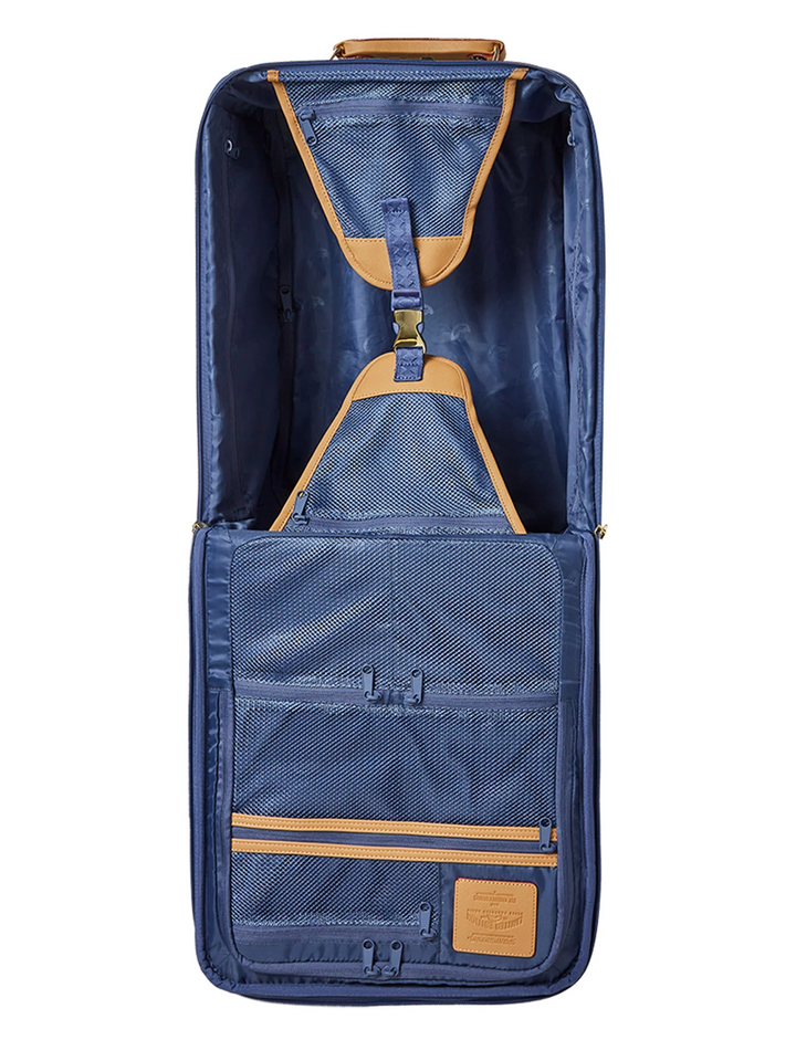Sprayground Letter Checker Shark Yacht Club Carry-On Luggage