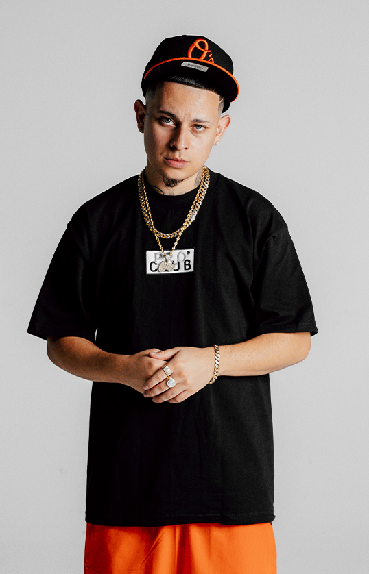 Pro Club Men's Heavyweight Short Sleeve Embroidered Box Logo Tee
