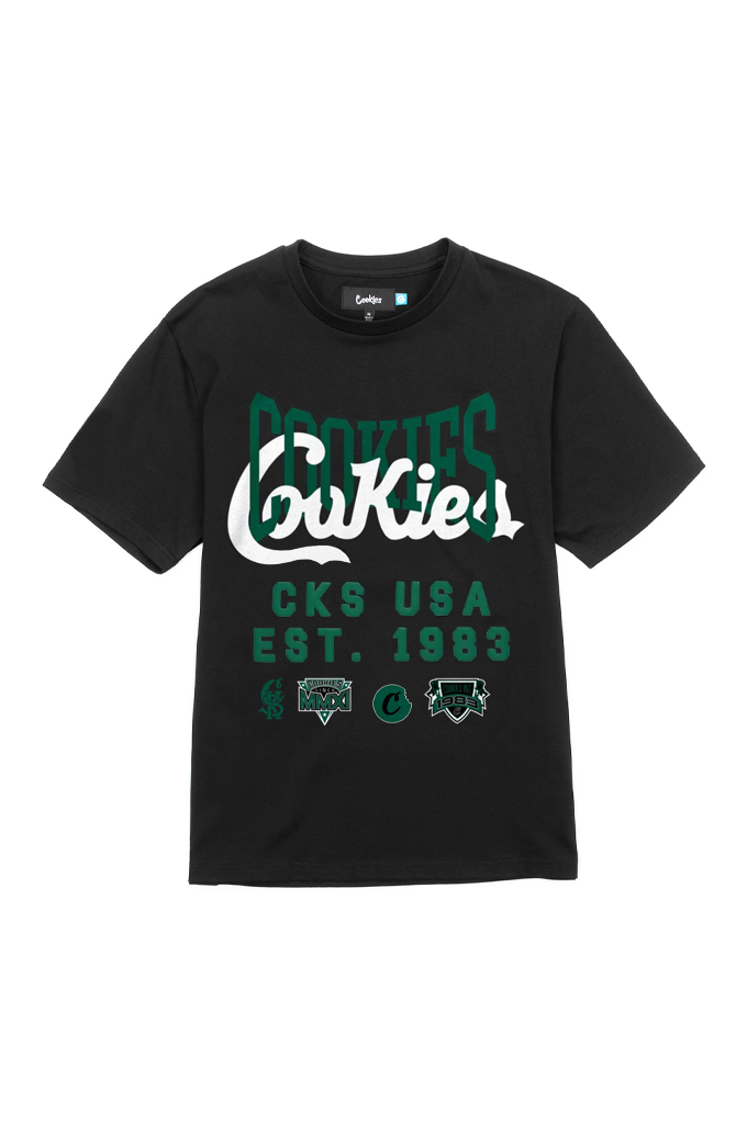 Cookies Title Fight Block Script Knit Tee – Mainland Skate