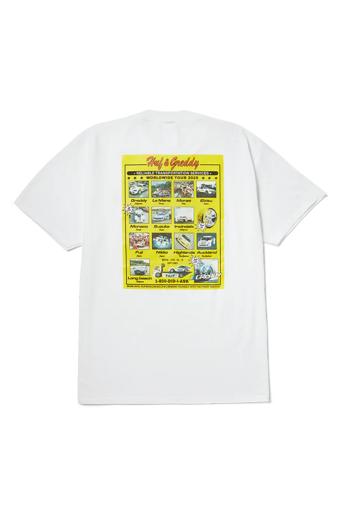 HUF x GReddy Tour Tee – Mainland Skate & Surf