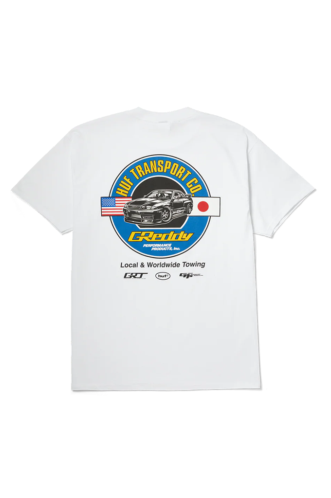 HUF x GReddy Transport Tee – Mainland Skate & Surf