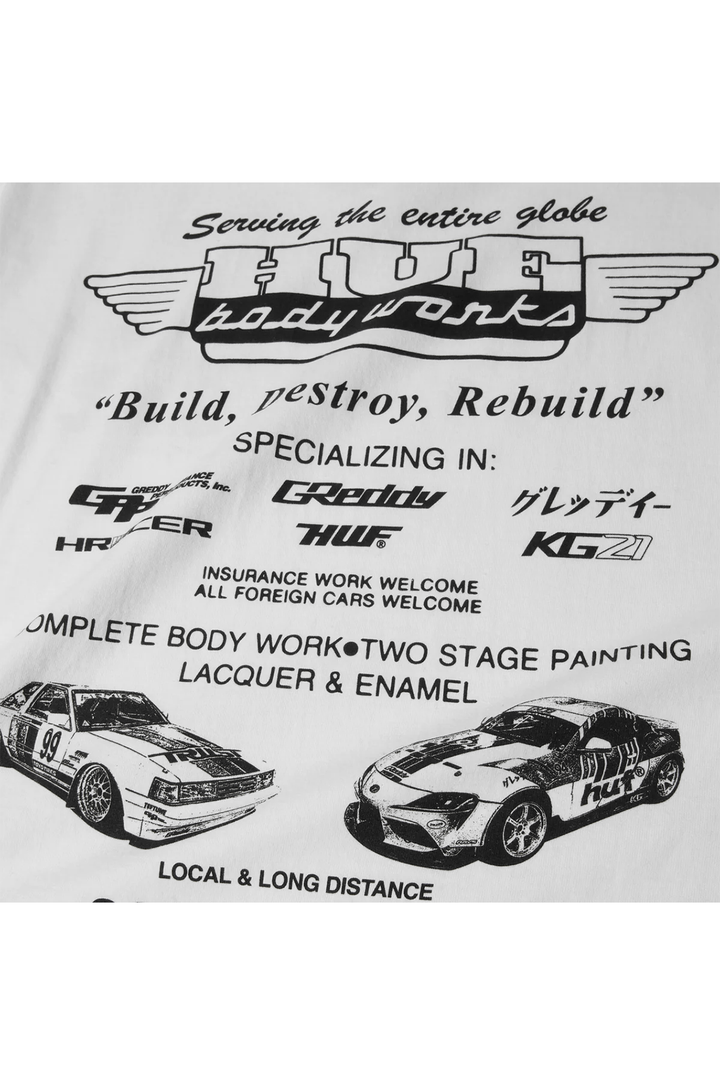 HUF x GReddy Body Works Tee