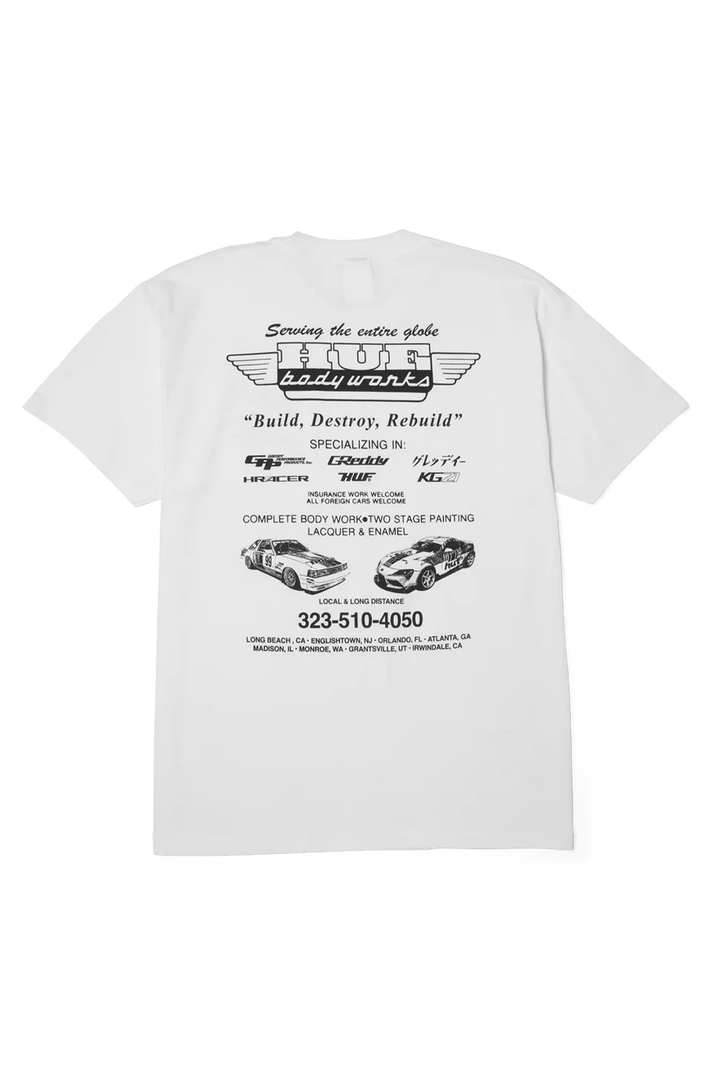 HUF x GReddy Body Works Tee