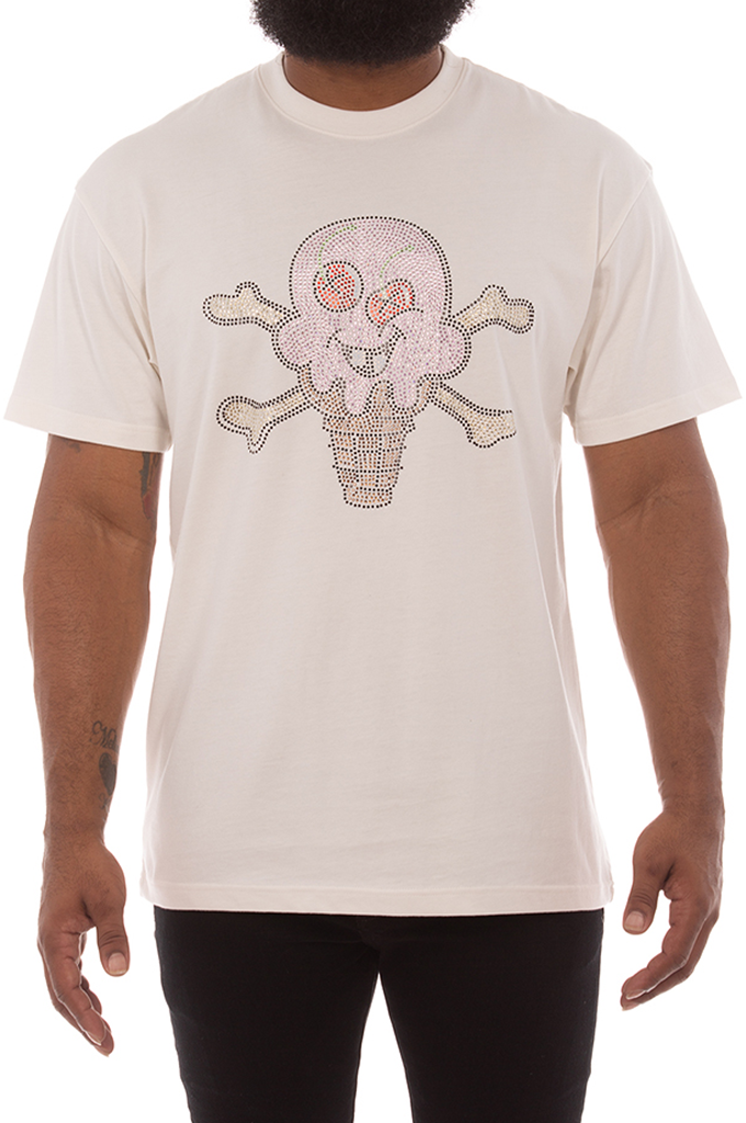 Icecream Stones SS Tee w/ Rhinestones