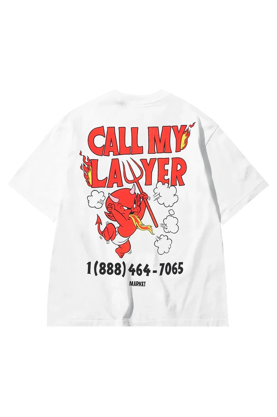 Market Studios Hot Stuff Call My Lawyer Tee – Mainland Skate & Surf