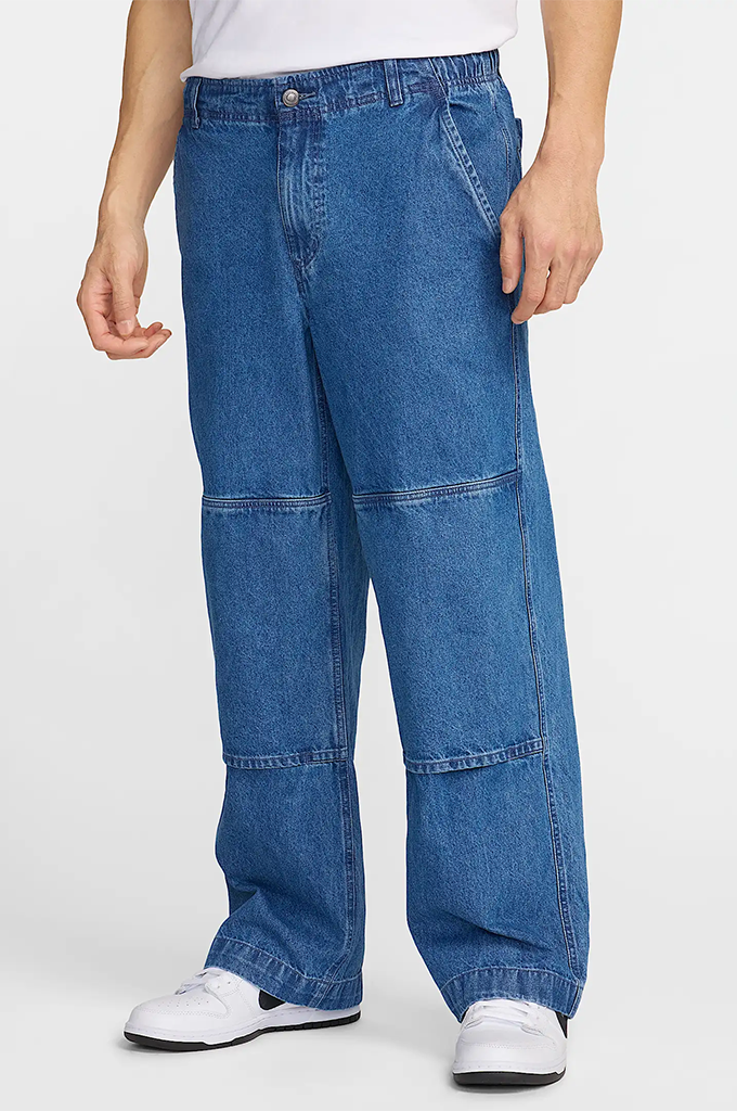 ★AAKAM★ Double Knee Denim Pants THUG CLUB - Double Knee Denim Pants | HBX - Globally Curated