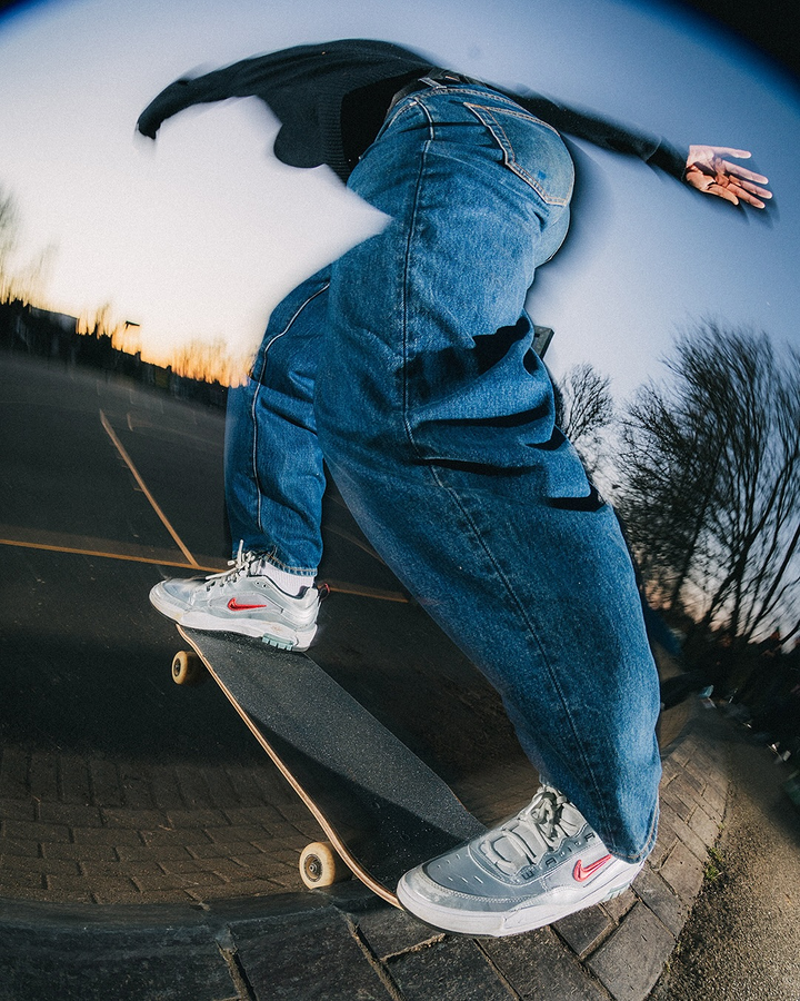 Nike SB Air Max Ishod Premium "Silver Bullet" Skate Shoes