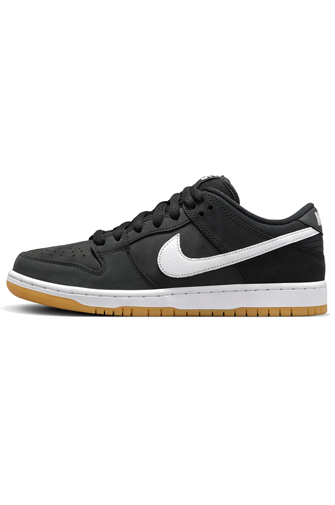 Nike SB Dunk Low Pro Black White Black Gum 8