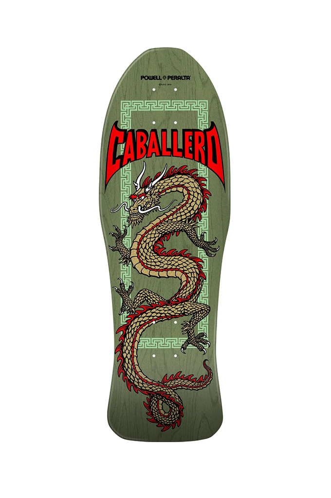 Powell Peralta Steve Caballero Cab Chinese Dragon Reissue Skateboard Deck 10"