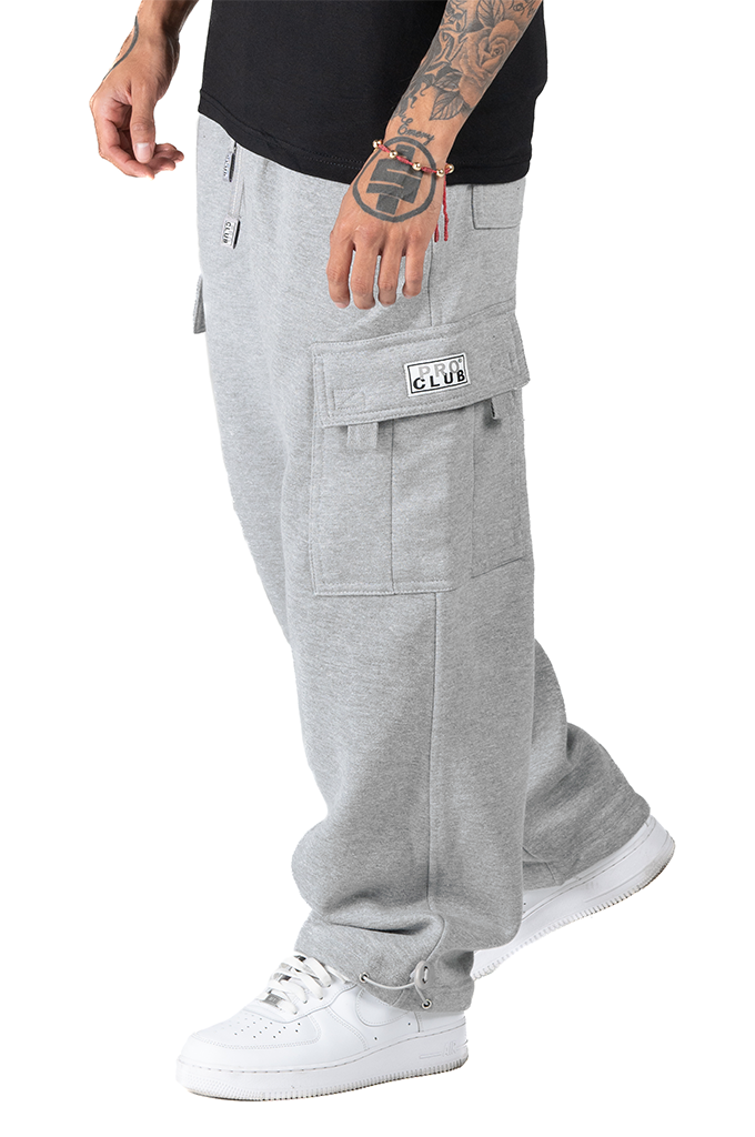 Pro Club Men's Heavyweight Fleece Cargo Pants