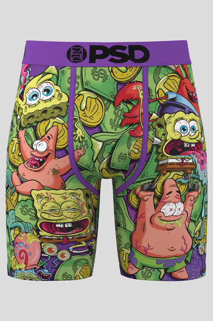 PSD Spongebob Squarepants Krusty Bank Boxer Brief Underwear