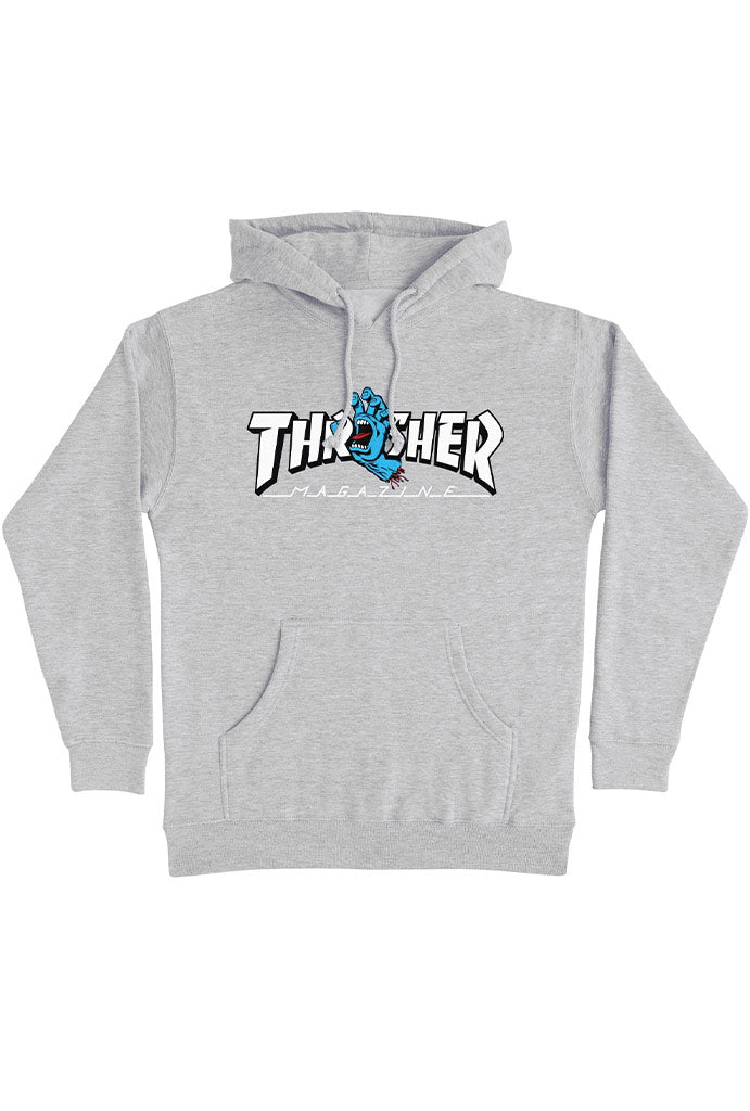 Santa Cruz X Thrasher Screaming Logo Pullover Hoodie Mainland Skate Surf