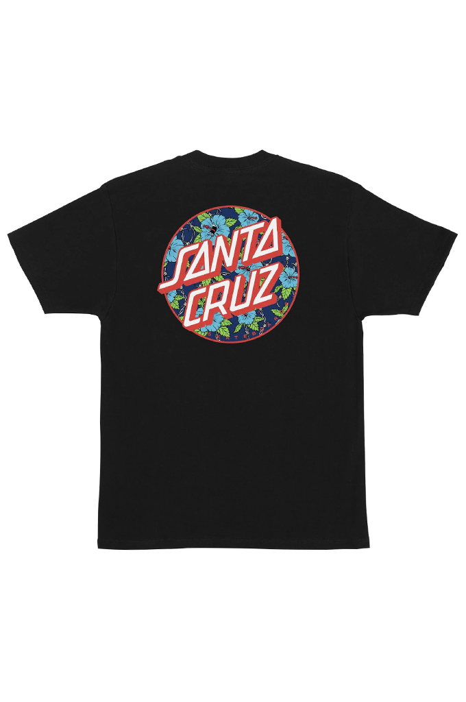 Santa Cruz Screaming Hibiscus Dot Tee
