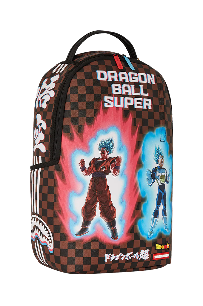 Sprayground X Dragon Ball Z  Super Goku And Vegeta Full Power Dual Ascension Backpack