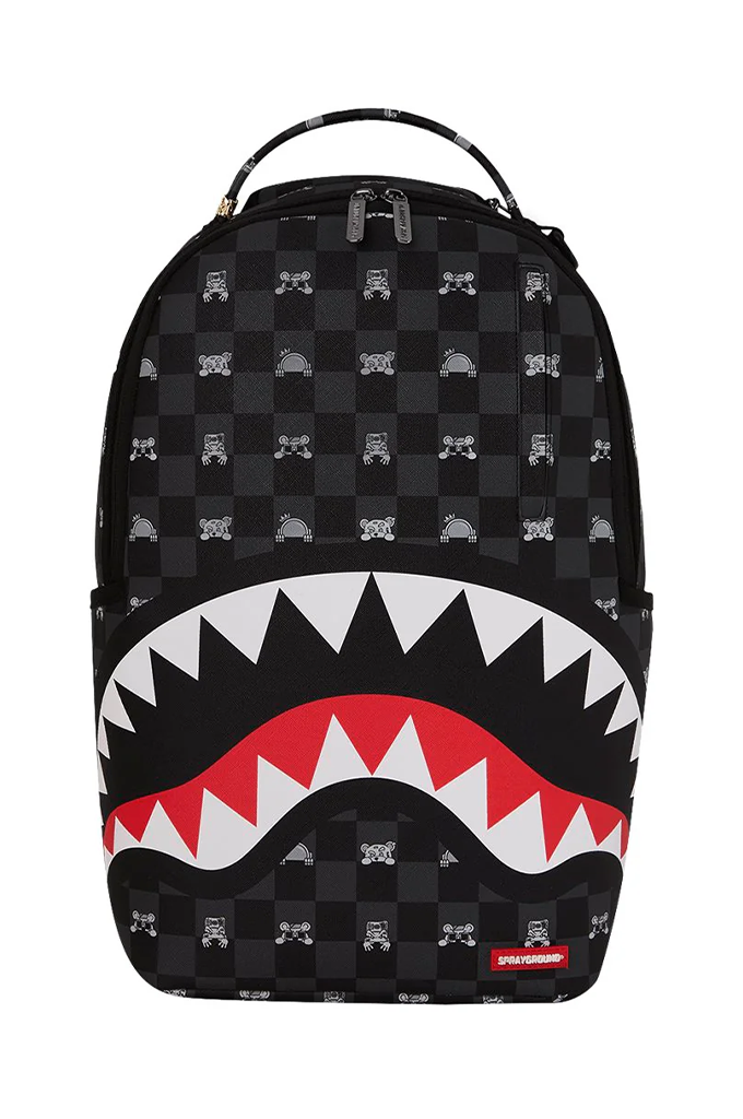 Sprayground Gray Peeking Character Check Backpack – Mainland Skate