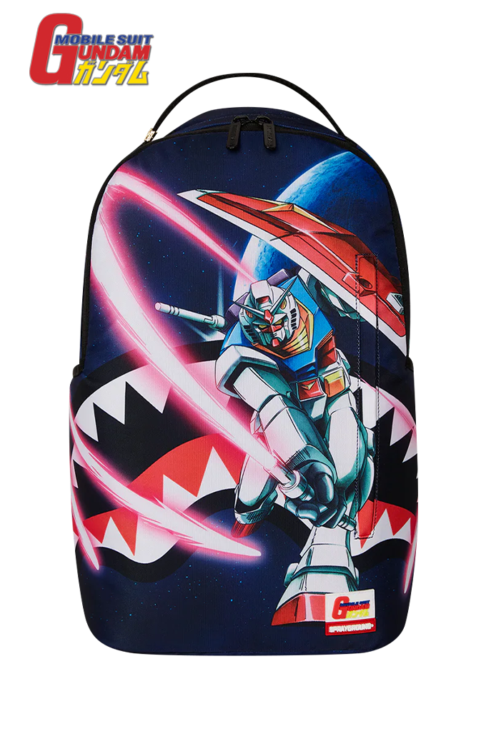 Sprayground X Gundam Slashed Shark Battle Mode Backpack