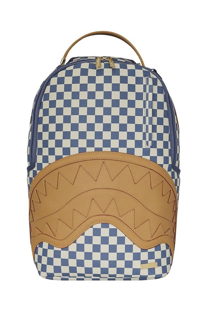 Sprayground Letter Checkers Shark Yacht Club DLXSV Backpack