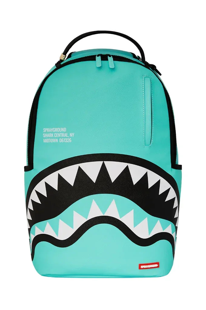 aqua leather backpack Woman Lady Anne Vogue Mini Aquamarine and other essentials Sprayground Shark Central Adriatic Aqua