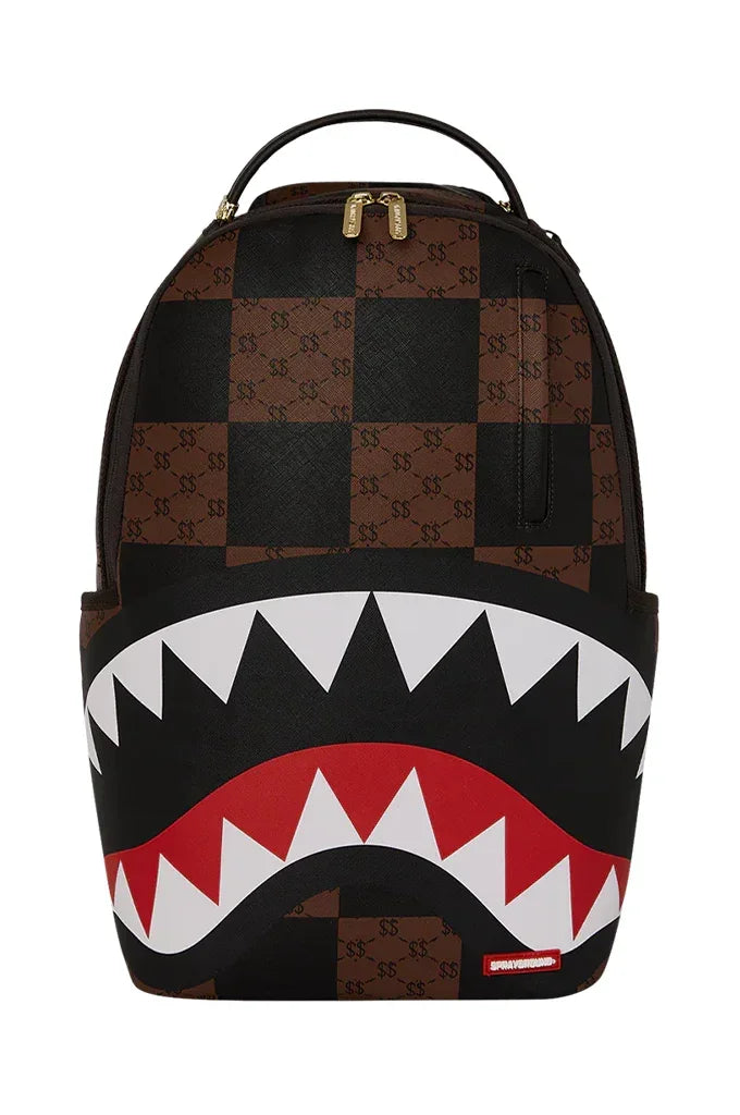 louis vuitton backpack with shark mouth Sprayground SAWTOOTH SHARKS IN PARIS HILLS a front zip pocket for easy access Louis Vuitton Sprayground Shark Backpack