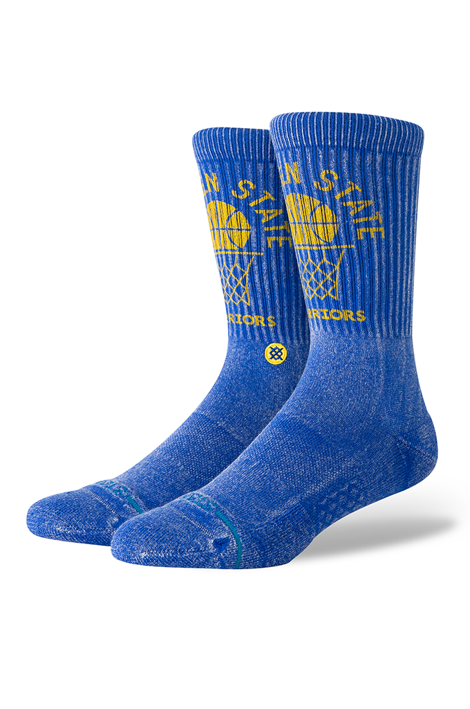 Stance NBA Golden State Warriors Vintage GSW Crew Socks