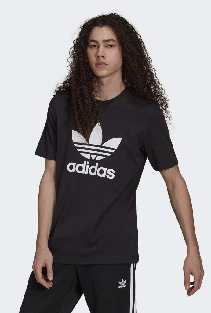 Adidas Men s Originals Adicolor Trefoil T Shirt Black White S