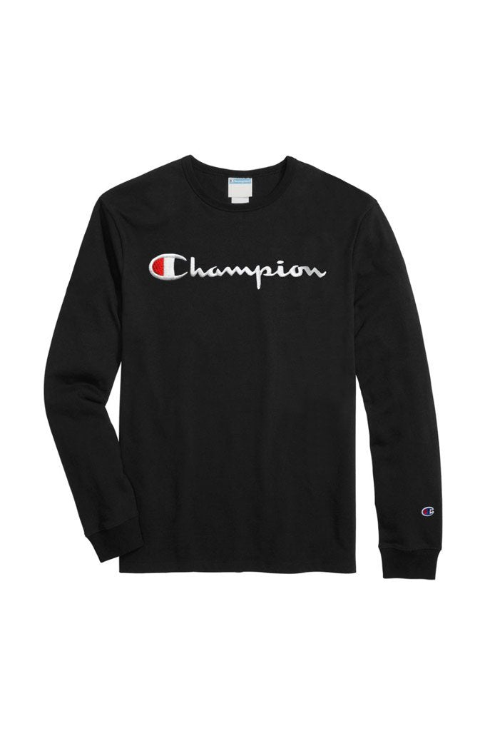Champion script long sleeve women's sales