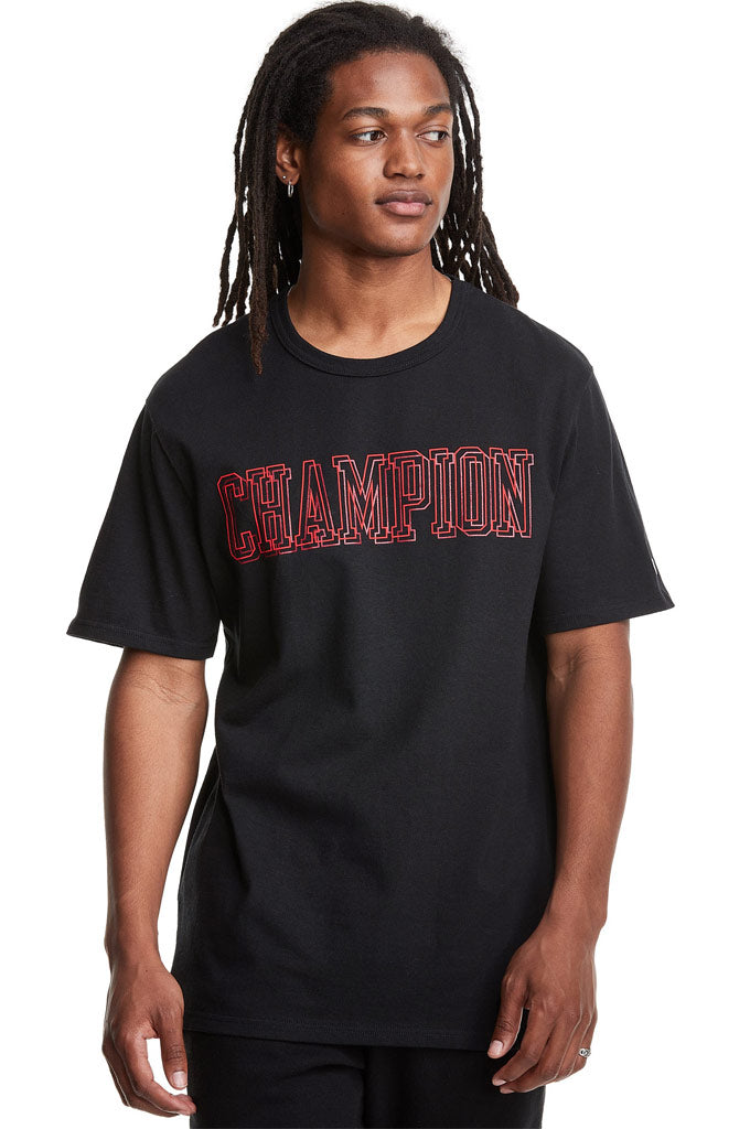 Champion black heritage tee 2025