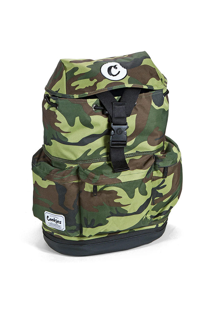 cookies smell proof mini backpack Rucksack Utility Smell Proof Backpack GREEN CAMO / No Size
