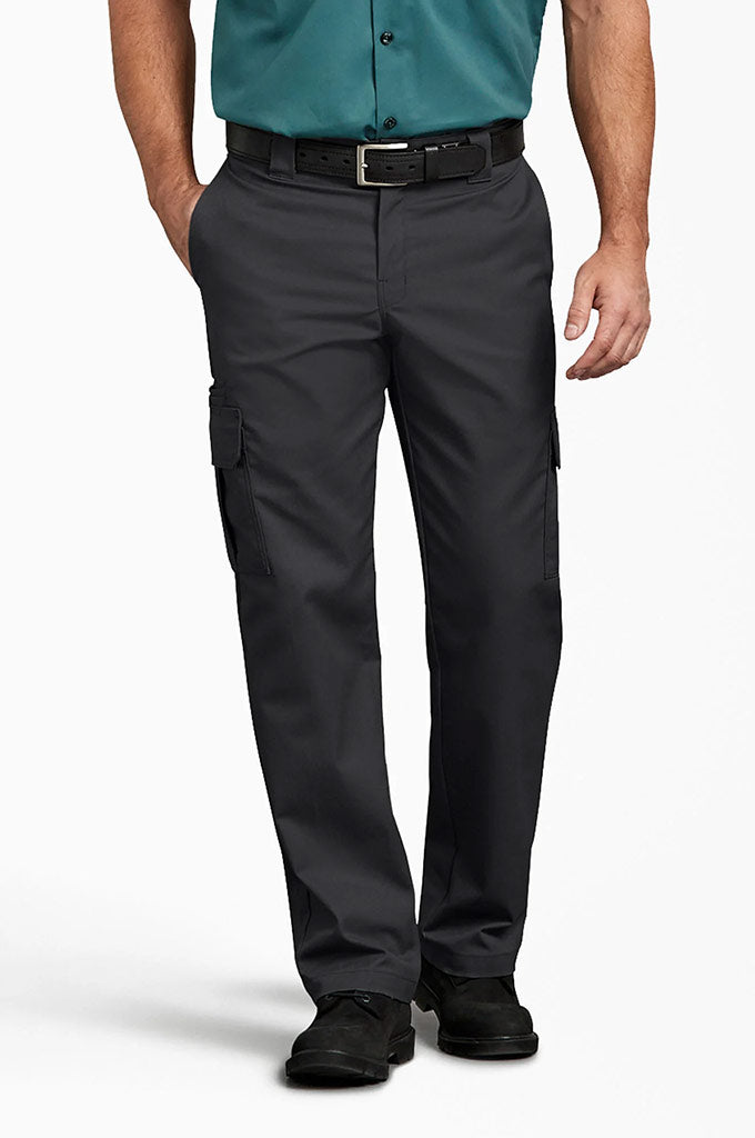 dickies black dress pants Dickies FLEX Regular Fit Straight Leg Cargo Pants – Mainland Skate & Surf