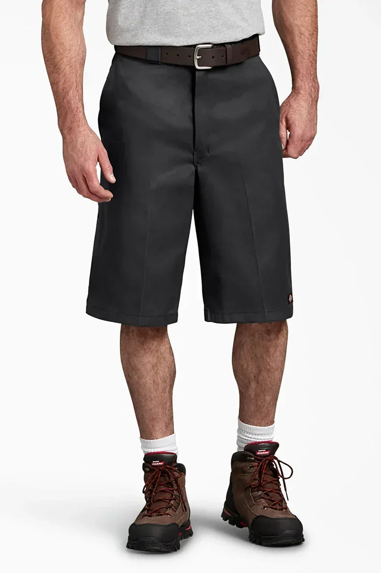 Dickies Men's 13 Inch Loose Fit Multi-Pocket Work Short 32 / Black