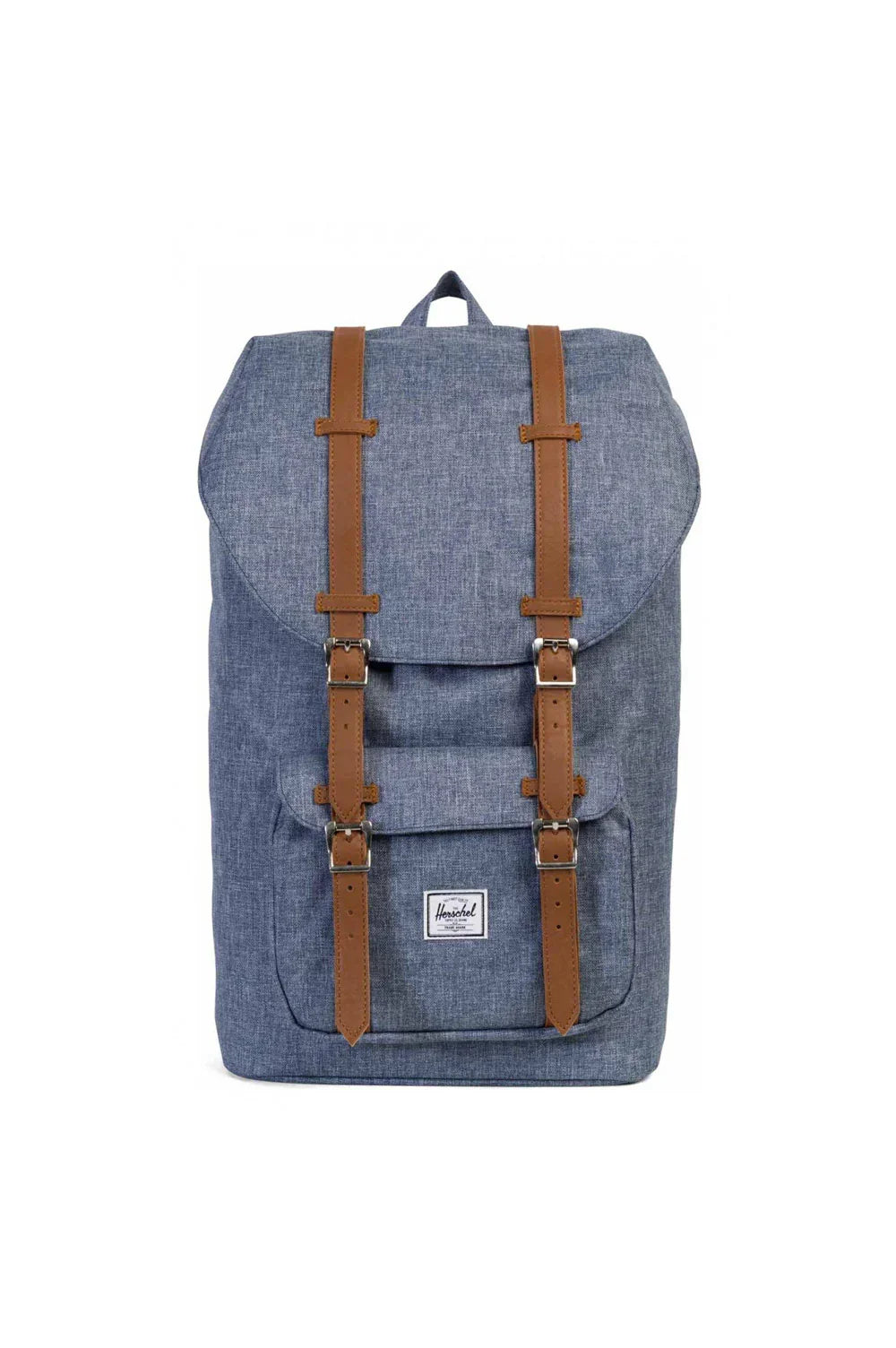 Herschel Supply Little America Mid-Volume 17L Backpack Hyrdrangea/Dark Chambray Crosshatch/Tan, One Size