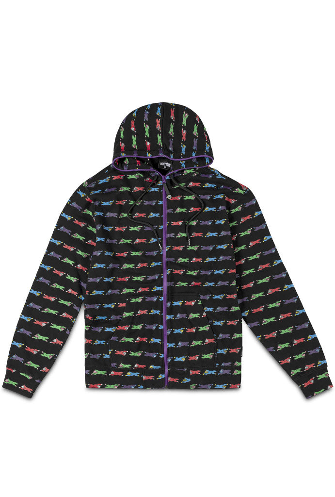 Ice Cream selling Full Zip-Up hoodie