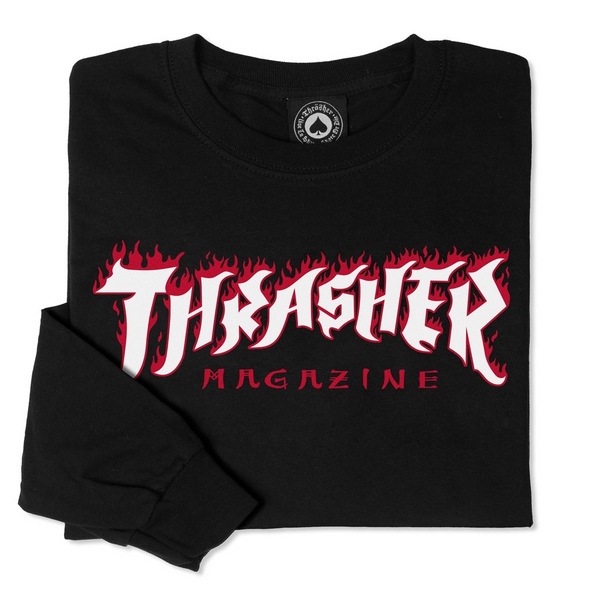 Thrasher Possessed Logo Long Sleeve Tee