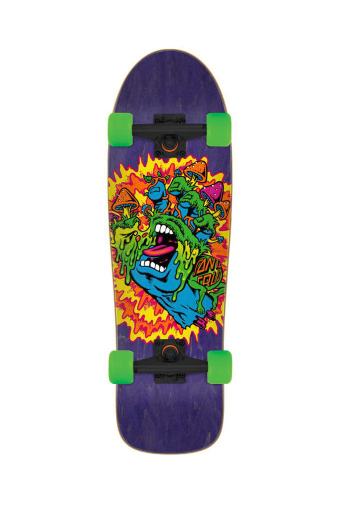 スケートボード Santa Cruz - SANTA CRUZ Santa Cruz Toxic Hand Cruzer Complete Skateboard 9.7