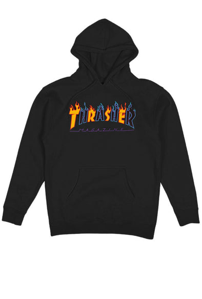 Thrasher Double Flame Logo Hoodie
