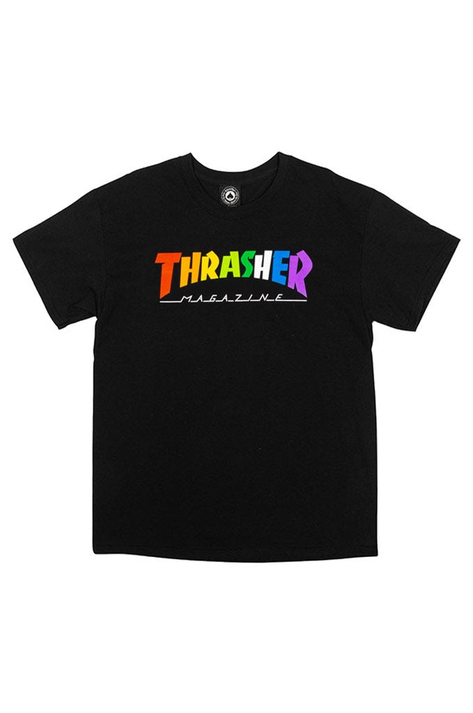 Thrasher Rainbow Mag Tee – Mainland Skate Surf - Main Image