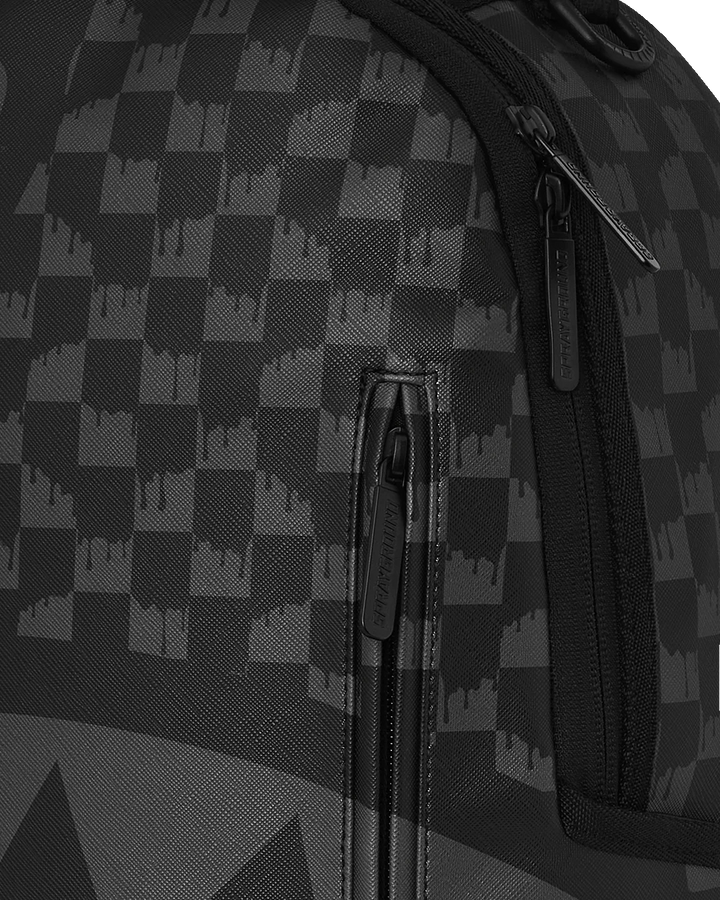 Sprayground Hangover Grey Drip Check DLXSV Backpack