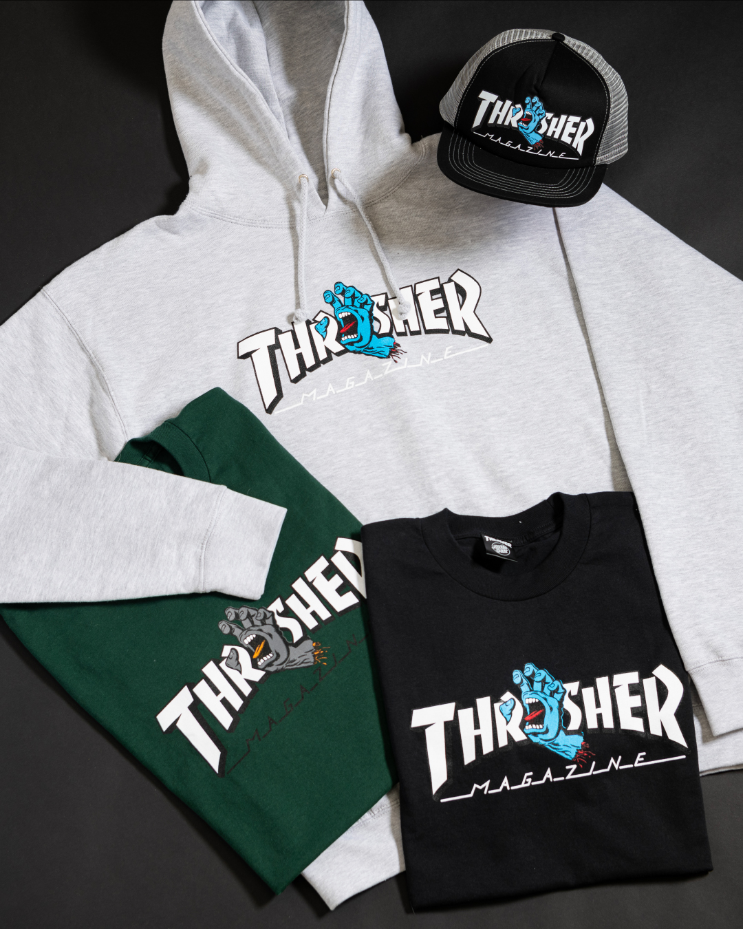 Santa Cruz X Thrasher Screaming Logo Pullover Hoodie