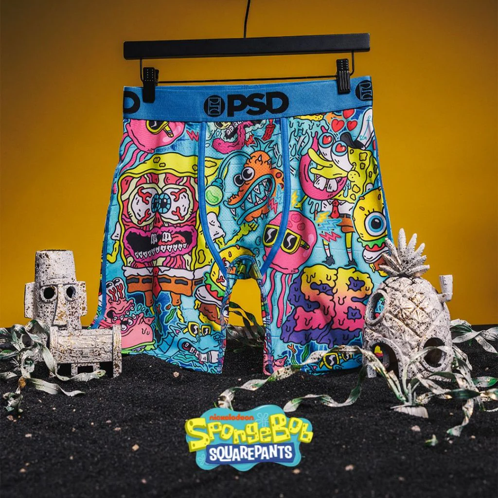 PSD Spongebob Punk Boxer Brief Underwear