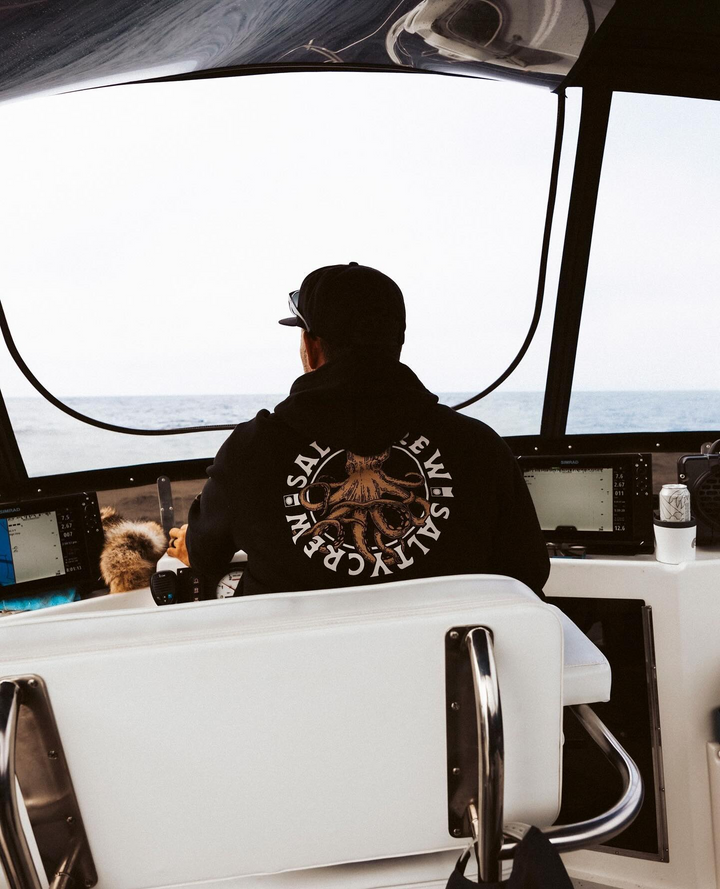 Salty Crew Tentacle Fleece Pullover Hoodie