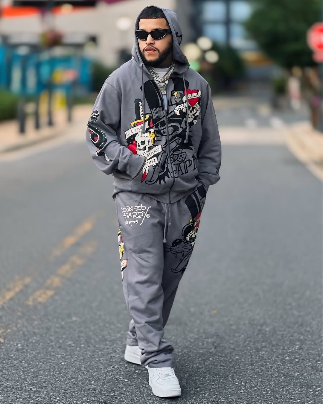 Ed Hardy LKS Skull Men's Zip Up Hoodie – Mainland Skate & Surf Ed Hardy LKS Skull Men's Zip Up Hoodie – Mainland Skate & Surf