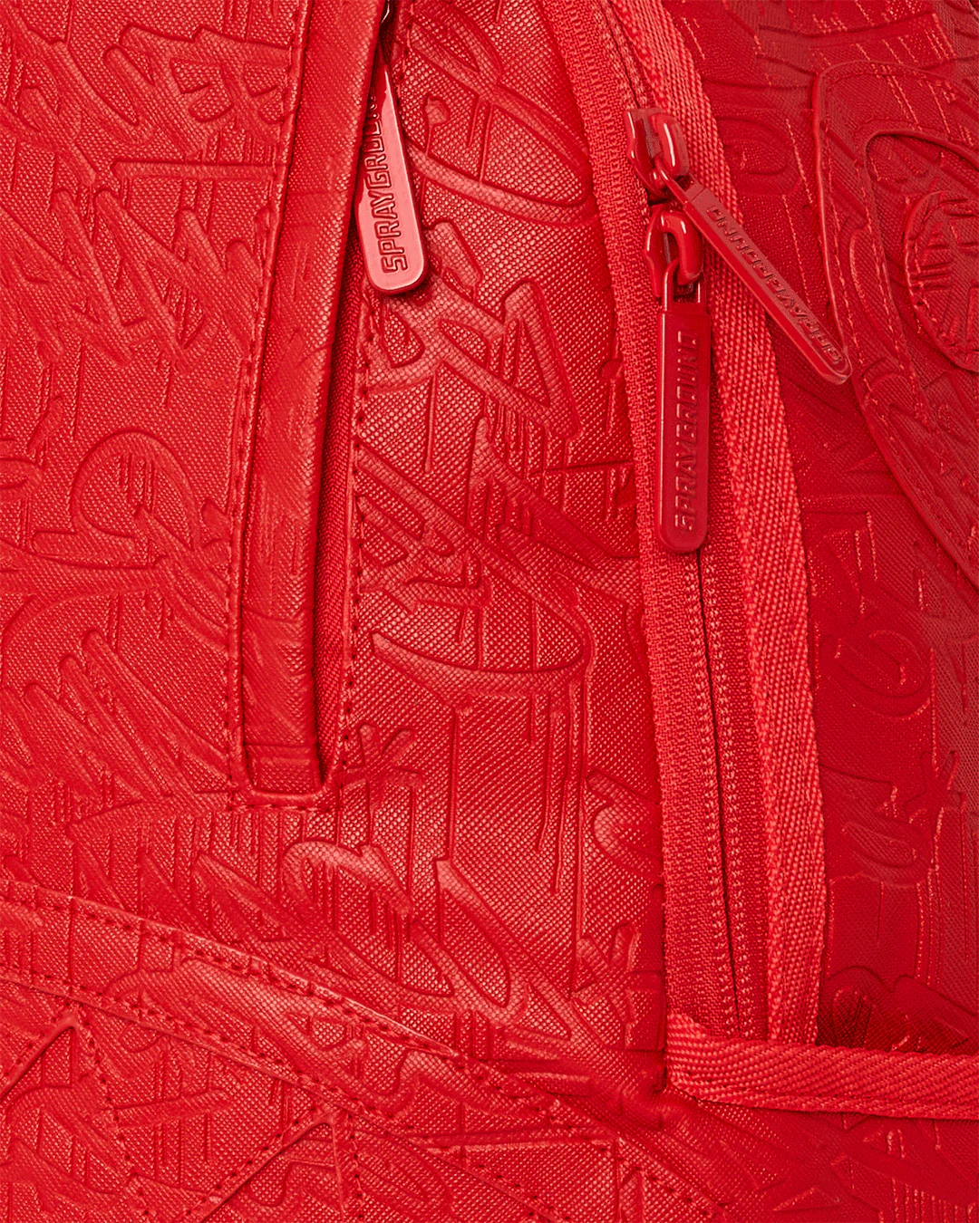 Sprayground Red Scribble DLXSV Backpack Mainland Skate Surf