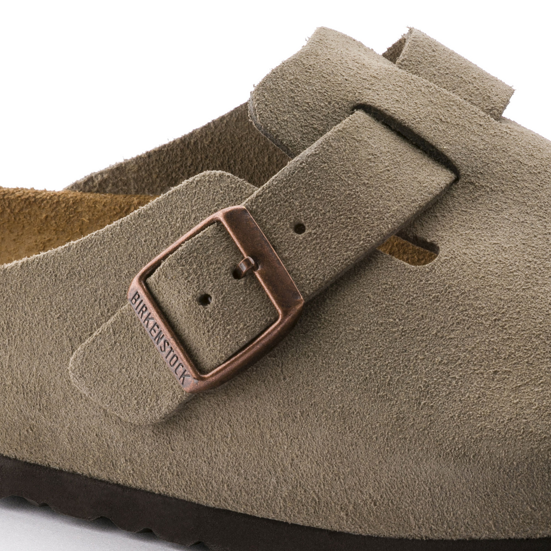 Birkenstock Boston Soft Footbed Suede Clogs Regular Fit