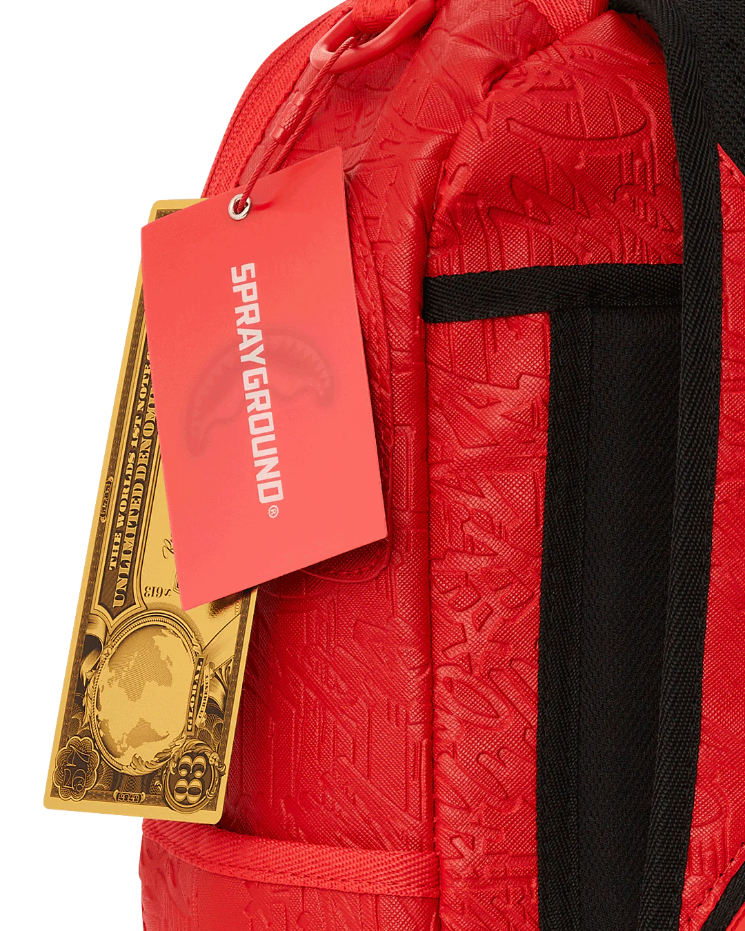 Sprayground Red Scribble DLXSV Backpack