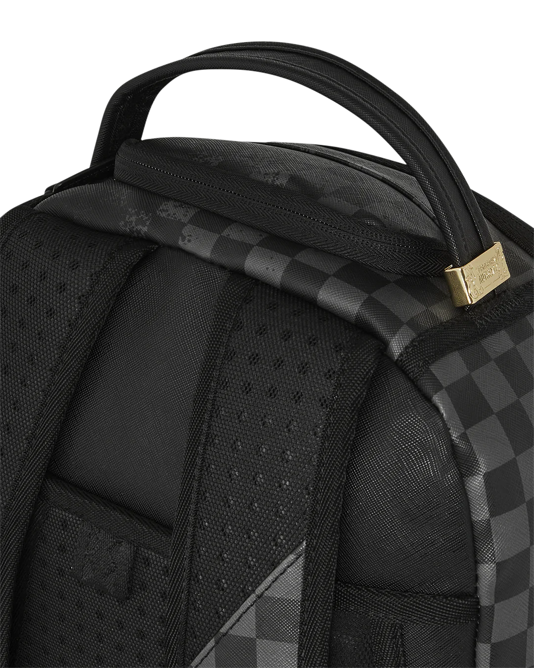 Sprayground Spray Spritz Grey Check DLXSV Backpack