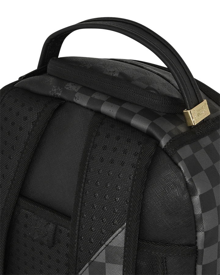 Sprayground Spray Spritz Grey Check DLXSV Backpack