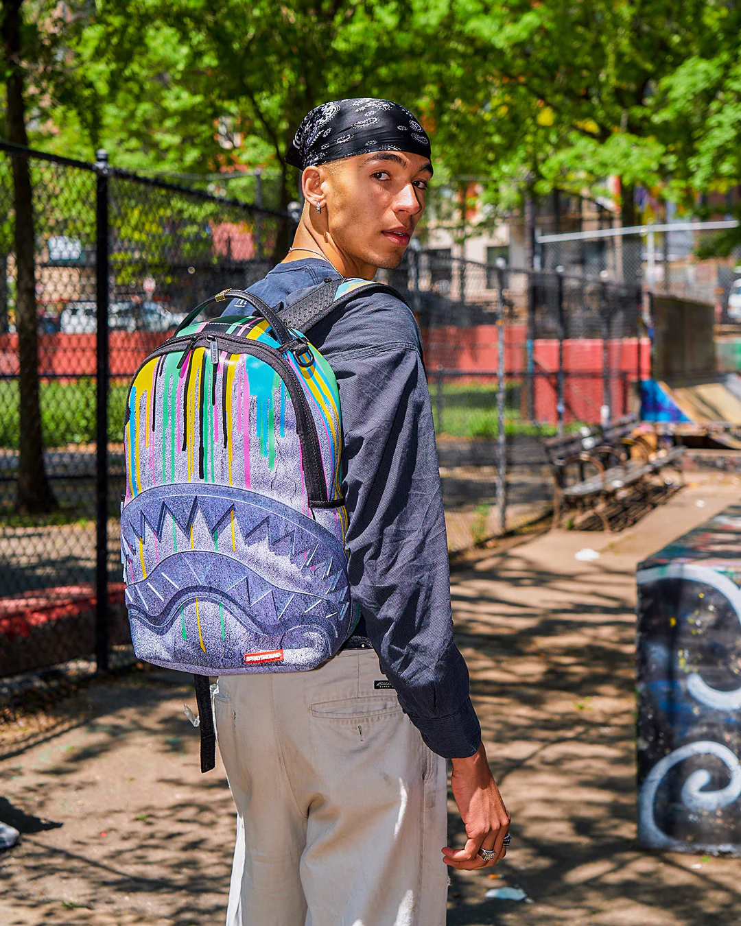 Kyrie 2025 sprayground backpack