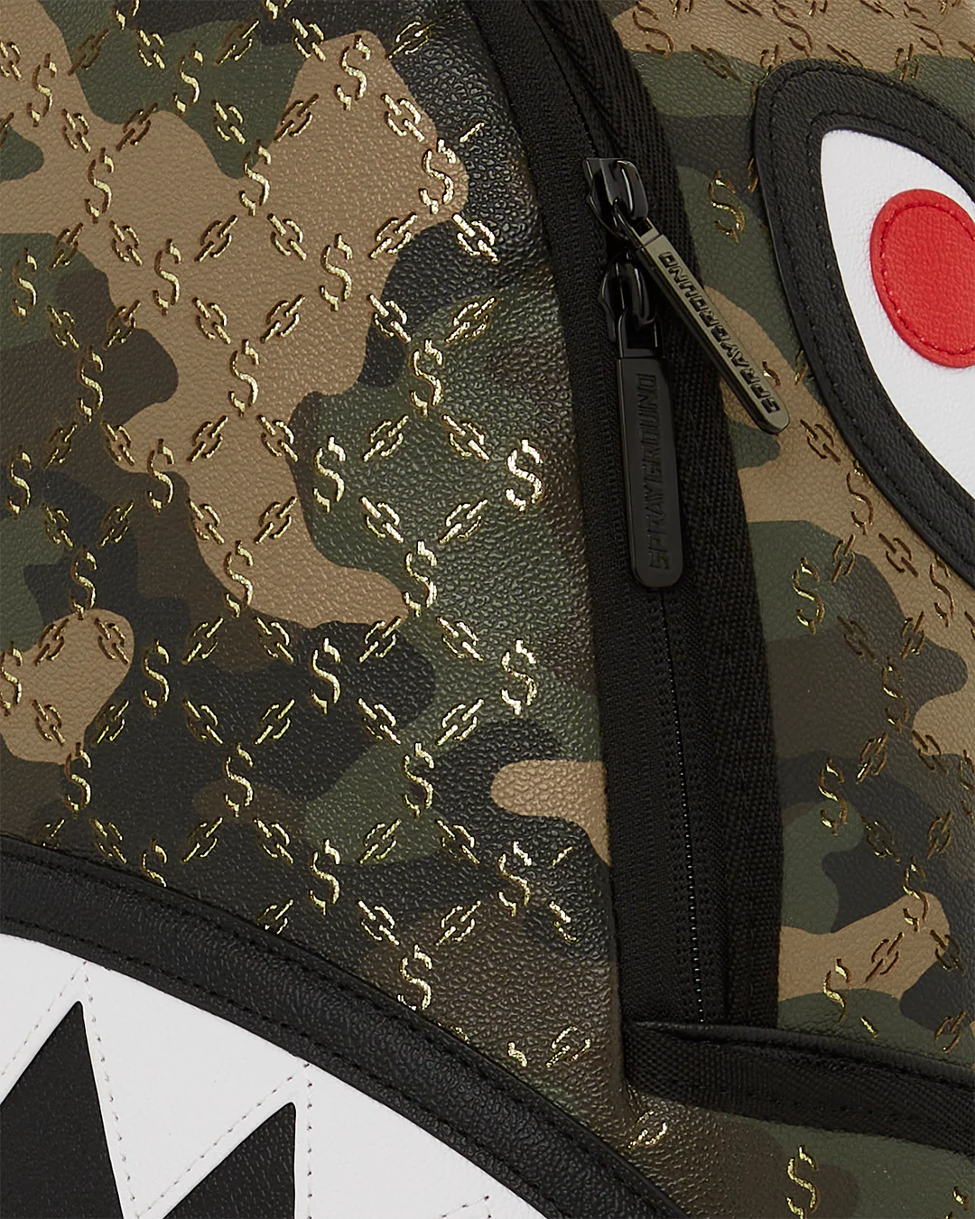 Sprayground Lasers Blazin $ Pattern Over Camo DLXSV Backpack