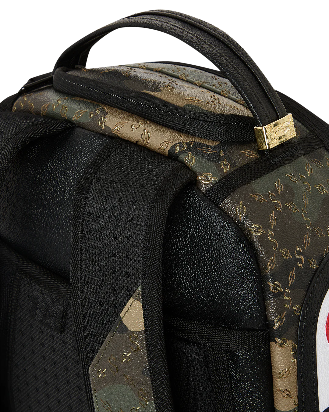 Sprayground Lasers Blazin $ Pattern Over Camo DLXSV Backpack