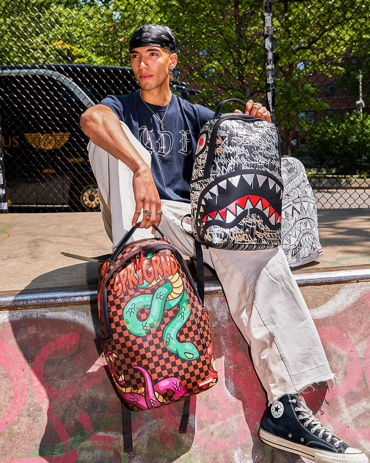 Sprayground Street Life Chrome Life DLXV Backpack